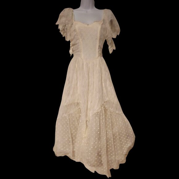 Steppin Out Dresses & Skirts - Steppin Out Vintage Lace Cottage Milkmaid Fairy Cosplay Victorian Prairie 5